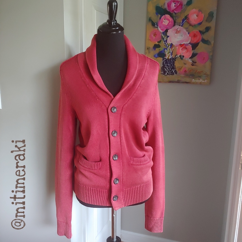 American Eagle Prep Fit Button Down Sweater XS